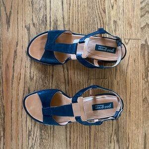 Paul Green London Black Leather Sandals